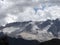 Dolomites marmolada glacier view from corvara