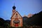 Dolomites mountain church