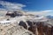 Dolomites moutnain peaks View to Piz Boe, Sella, Italy