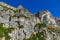 Dolomites rocky tower mountain cliff