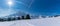 Dolomites snow panorama big landscape