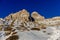 Dolomiti Alps in winter Tre Cime di Lavaredo from South face view