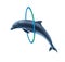 Dolphin Hoop Jump Composition