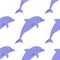 Dolphin seamless pattern