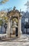 The dolphins fountain in Largo Do Carmo.