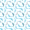 Dolphins seamless background. Dolphin seamless pattern background vector illustration.