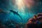 Dolphins in a Vibrant Underwater World: Stunning 8k Concept Art Delights with Photorealistic Detail and Unreal Engine Magic!