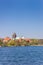 Dom church and Domsee lake in Ratzeburg