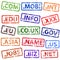 Domain name rubber stamps