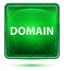 Domain Neon Light Green Square Button