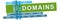 Domains Blue Green Stripes Banner