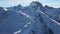 Dombai Mountains and Belalakaya Peak. Region of mountains in the North Caucasus