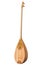 Dombra is a musical instrument two string pear-shaped long necked wood