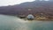 The dome of the abandoned laboratory-dolphinarium in Vityaz Bay