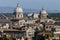 Dome Of Basilica Church Sant Andrea Della Valle, Rome, Italy