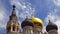 Dome and bell tower of the Orthodox church.