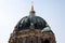 The dome of Berliner Cathedral, closeup, Berlin, Germany