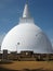 The dome of Buddhist praise in Sri Lanka