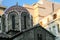 dome of church Panagia Kapnikarea in Athens city