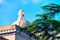 Dome of Church of Santo Stefano in Capri Island