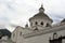 Dome of a colonial church in the Old Town, Quito, Ecuador