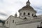 Dome of a colonial church in the Old Town, Quito, Ecuador