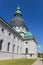 Dome with copper roof of the Emsland Dom church in Haren