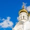 Dome and cross of the Orthodox church