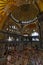 Dome and crowds in Hagia Sophia, Istanbul, Turkey