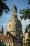 The dome of the Dresden Frauenkirche. Saxony, Germany