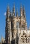 The Dome of The East Face of Burgos Cathedral. Spain