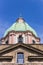 Dome of the Francis Of Assisi Church in historic city Prague