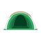 Dome green tent hiking forest camping