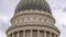 Dome of the iconic Utah State Capitol Building