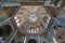 Dome interior of Cathedral dedicated to Saviors Transfiguration in Pochayiv Lavra, Ukrain