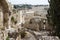 Dome of Mousque of Al-aqsa and old ruins. Jerusalem. Israel.