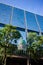 Dome of National Congress of Argentina building reflected in nearest glass office building