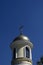 The dome of an Orthodox chapel against the blue sky