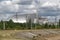 Dome over Chernobyl reactor 4