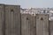 Dome of the Rock and Israeli separation wall