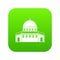 Dome of the Rock on the Temple Mount icon digital green