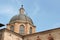 Dome and roof of Lordship palace in Urbino downtown