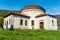 Dome-roofed circular church building, probably Caucasian Albanian, dating from 5th-7th century, in Sheki, Azerbaijan