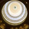 The dome in the rotunda of the Texas State Capital Building in Austin Texas