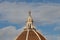 Dome`s fragment of the Florence Cathedral. Tuscany. Italy.