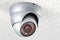 Dome security camera on the ceiling, 3D rendering