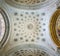 Dome in the side naves of the Church of Saint Louis of the French in Rome, Italy.