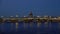 The dome of St. Isaac Cathedral and the Annunciation bridge. Saint Petersburg