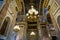 Dome of St. Isaacs cathedral viewed from the bottom