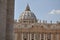 The Dome of St Peters Basilica, Rome, Italy